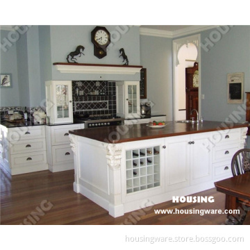 White Solid Wood Kitchen, Original Style
